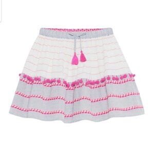 Nwt Penelope Plumm Cotton lightweight stripped summer skirt size 7 (F17)